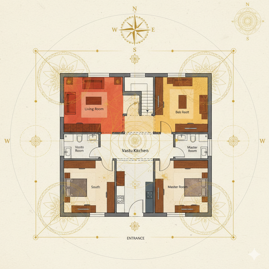 South Facing Floor Plan