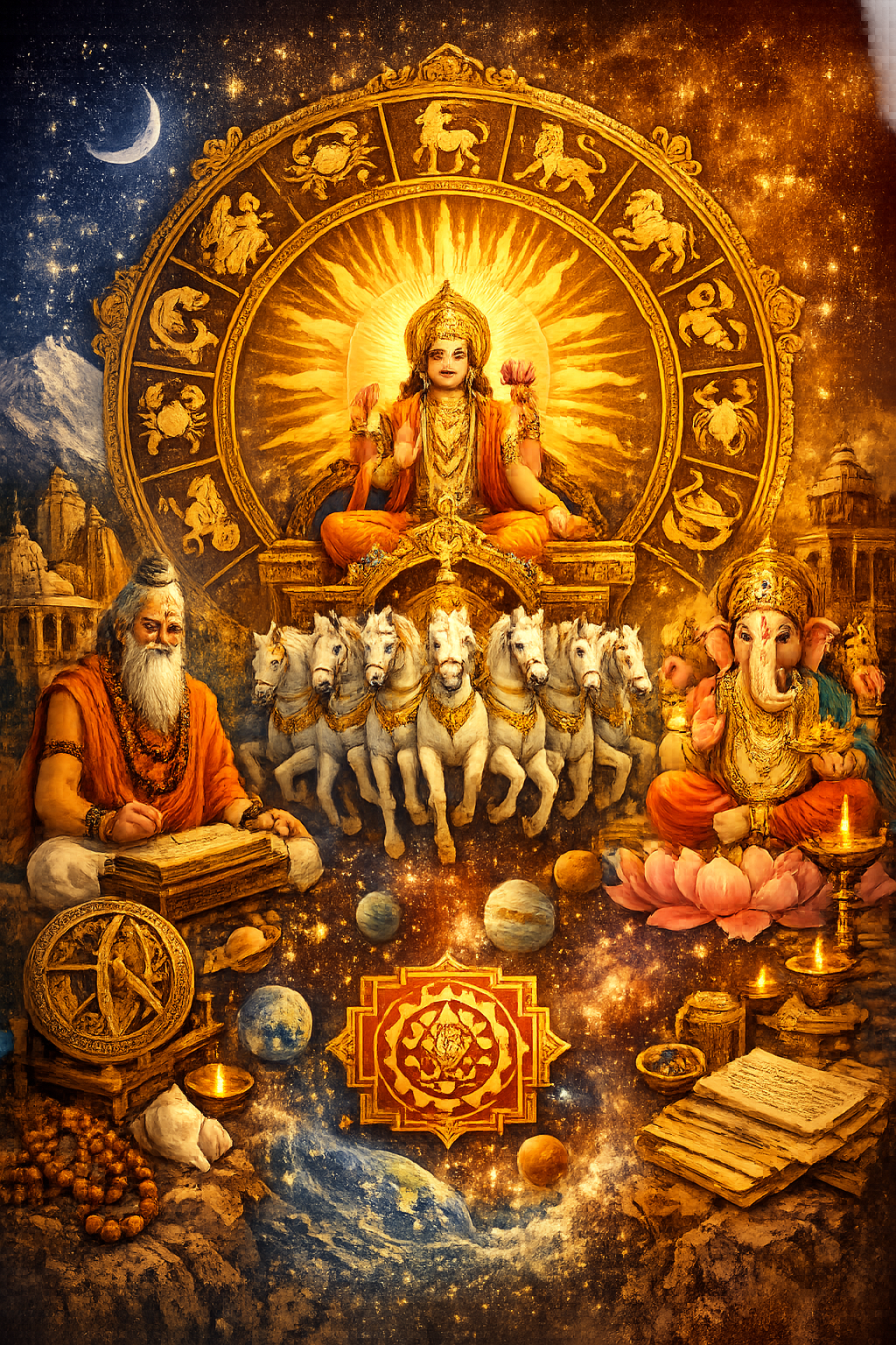 Sacred Vedic Astrology Chart